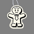 Paper Air Freshener Tag - Gingerbread Man Cookie